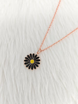 Midnight Daisy Pendant