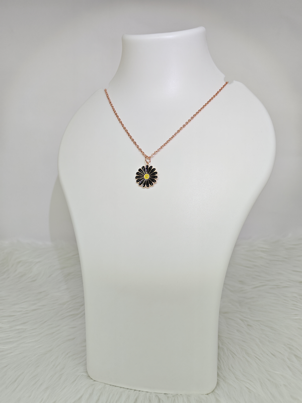 Midnight Daisy Pendant