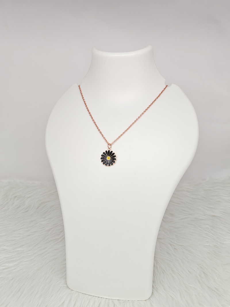 Midnight Daisy Pendant