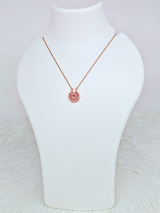 Enchanted Bloom Magnetic Pendant - Rose Gold