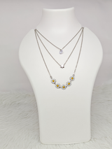 Trinity Star & Daisy Necklace